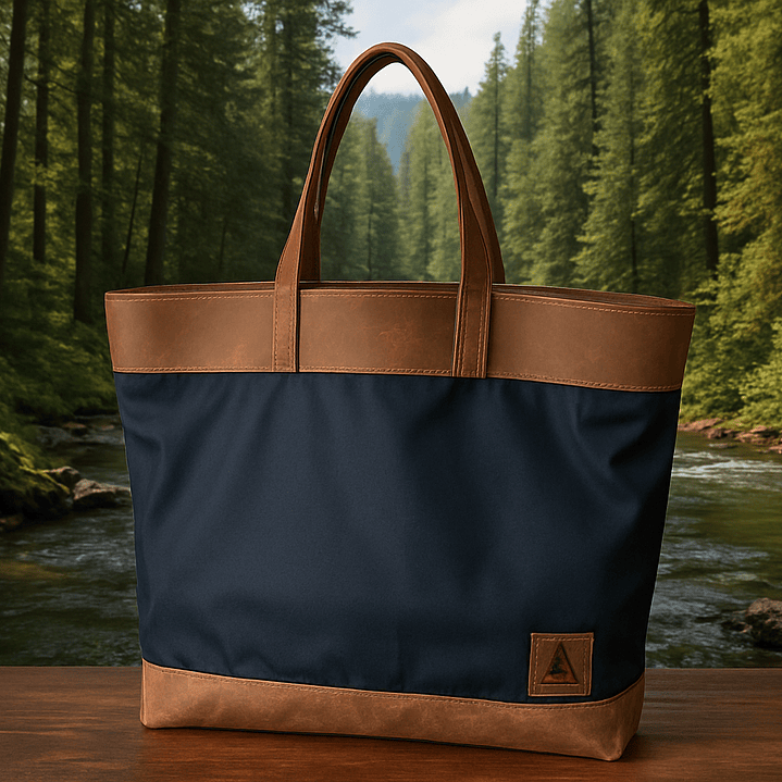 Bolso Beginning EDC – Cuero Rústico Premium & Oxford 600D 1