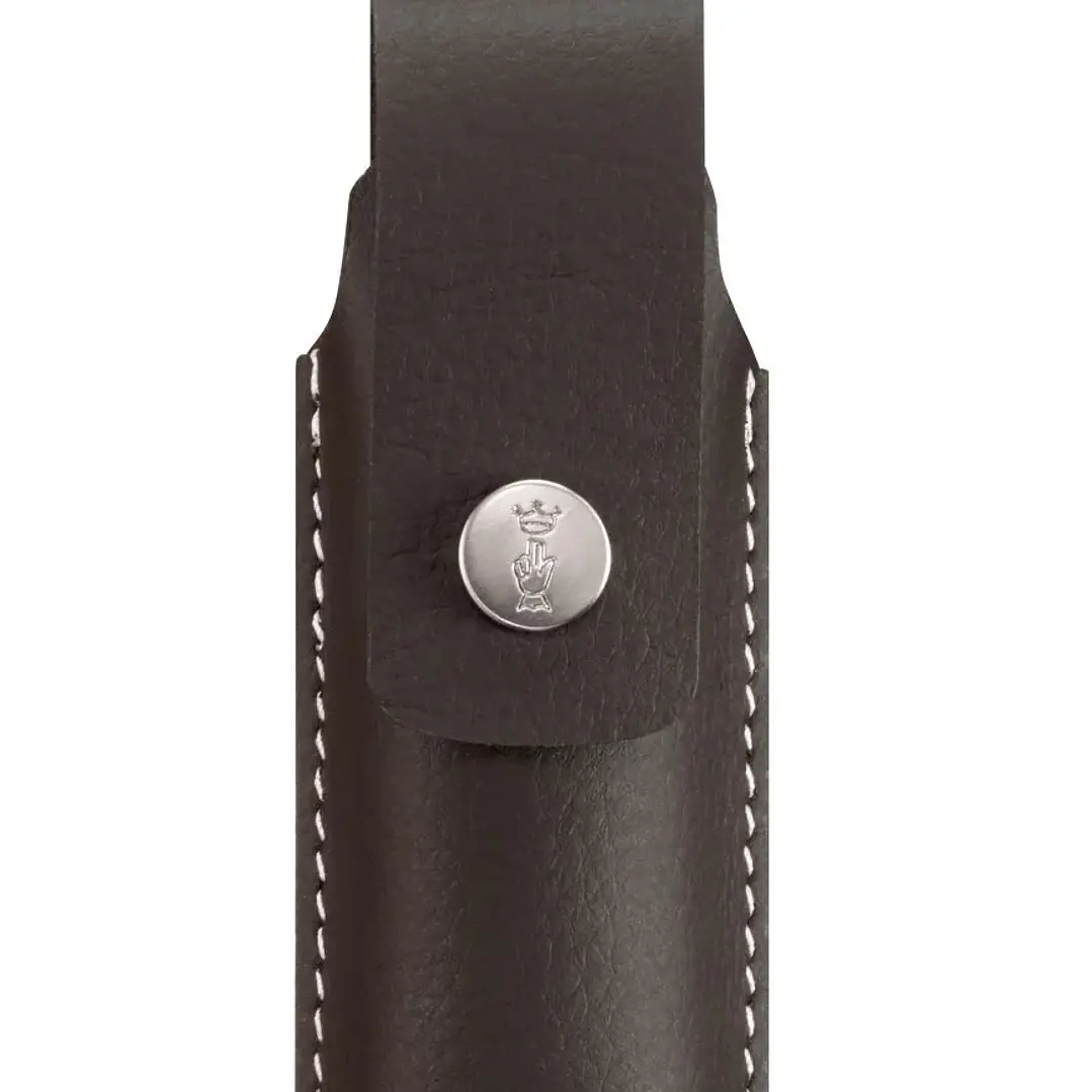 Navaja Opinel Trekking N°08 Roja con Funda de Cuero 4