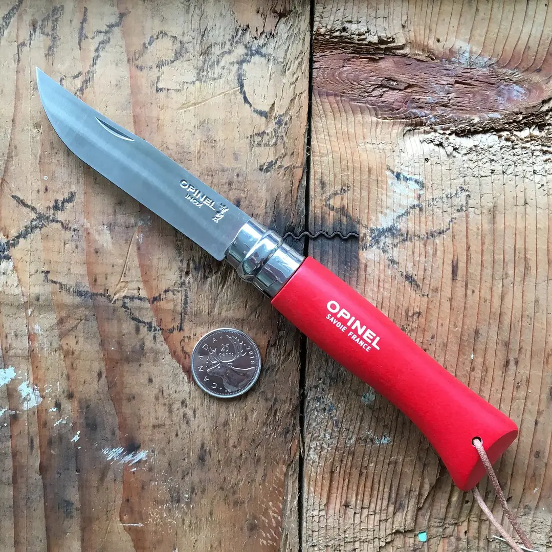 Navaja Opinel N°8 Trekking rojo 3