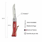 Navaja Opinel N°8 Trekking rojo - Miniatura 2