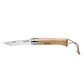 Navaja Opinel N°08 Stainless Steel con Lazo de Cuero - Miniatura 1