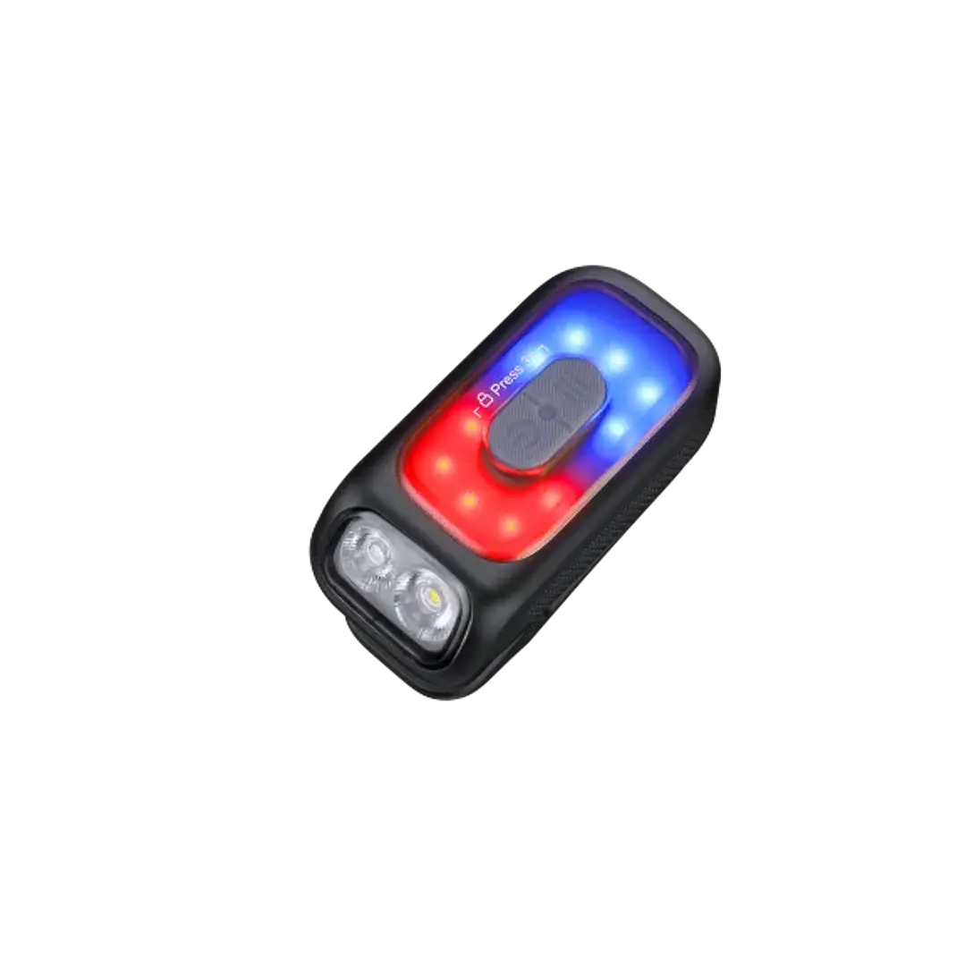 Linterna Recargable Fenix E04R Negra – 300 Lum - Clip Giratorio 360° 5