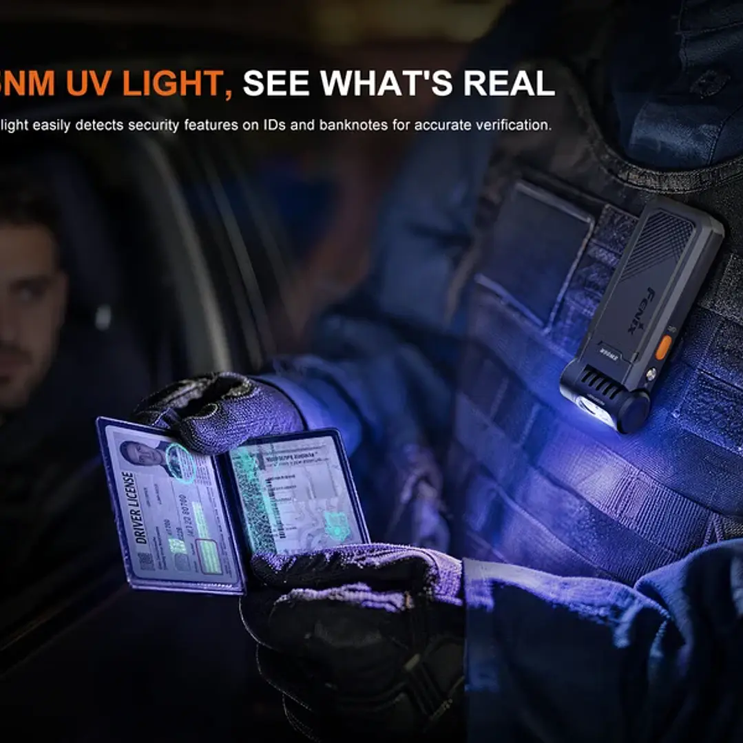 Fenix SW06R – Linterna Recargable Multifunción con Luz UV, Roja y Azul 4