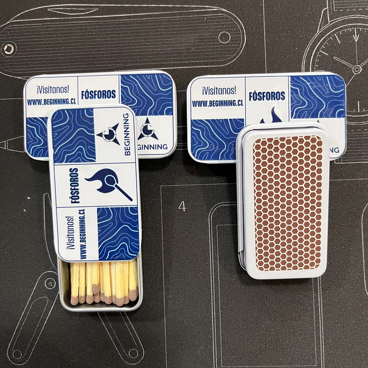 Caja Metálica para Fósforos EDC 1