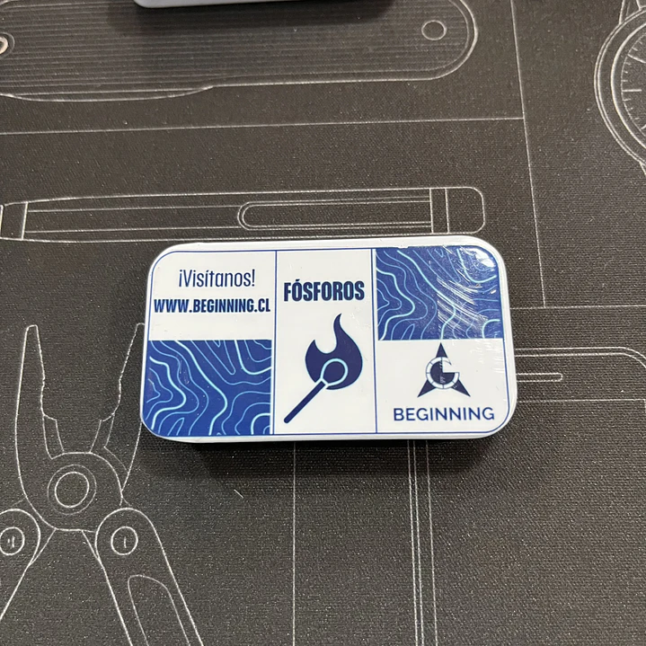 Caja Metálica para Fósforos EDC 2
