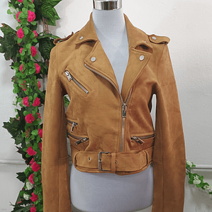 CHAQUETA ECOCUERO STRADIVARIUS S