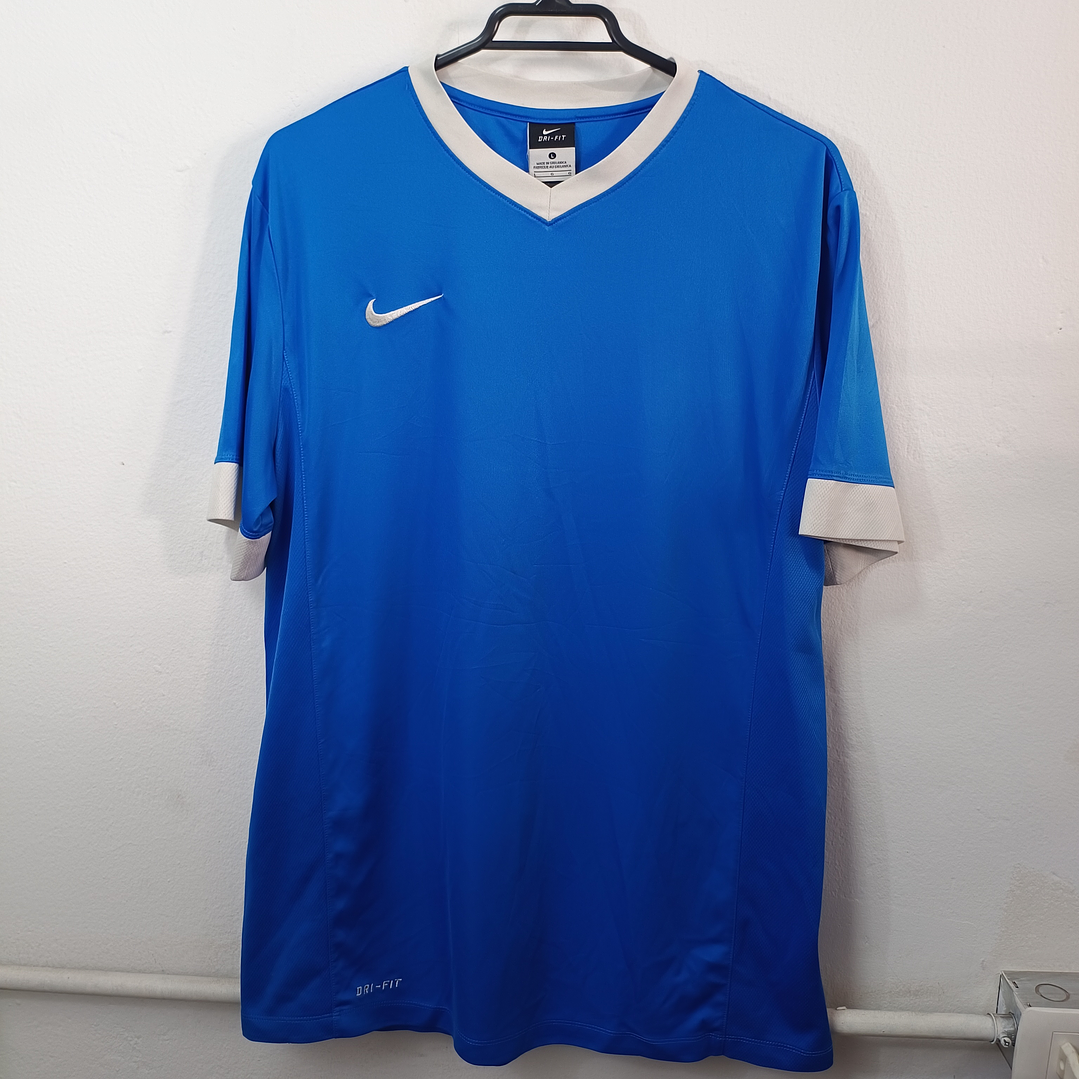 Polera Nike Dri-Fit Deportiva Azul Hombre Talla L 2