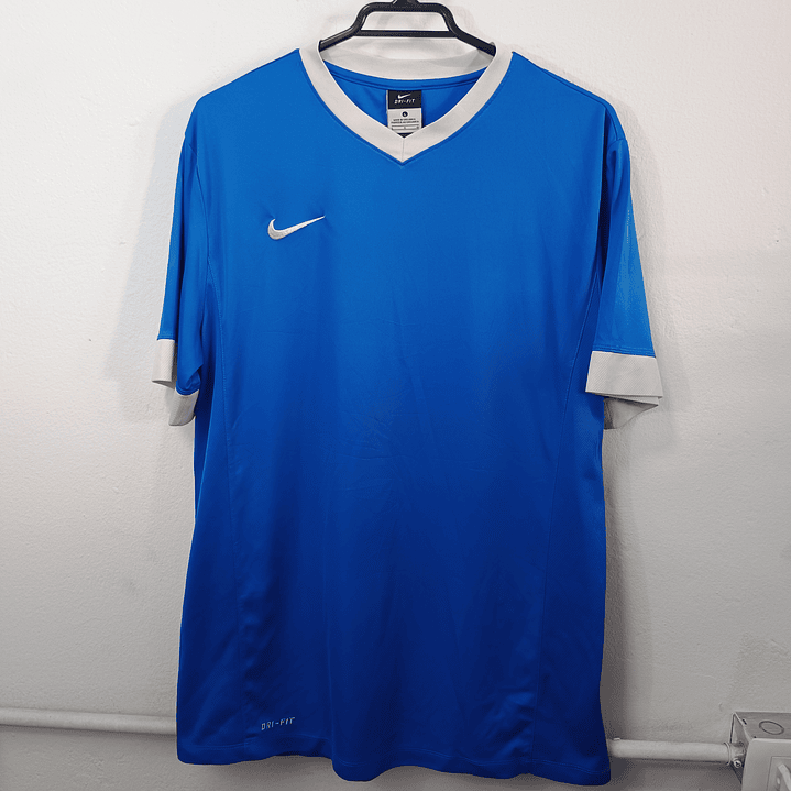 Polera Nike Dri-Fit Deportiva Azul Hombre Talla L 2