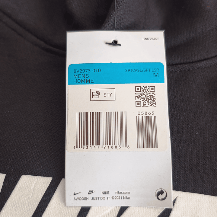 Poleron Nike Sportswear Fleece con Gorro — Retorno de Tienda 7