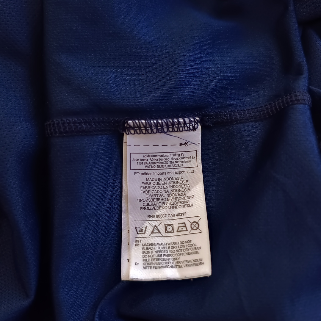 Polera Adidas Azul Marino Talla L — Como Nueva 5