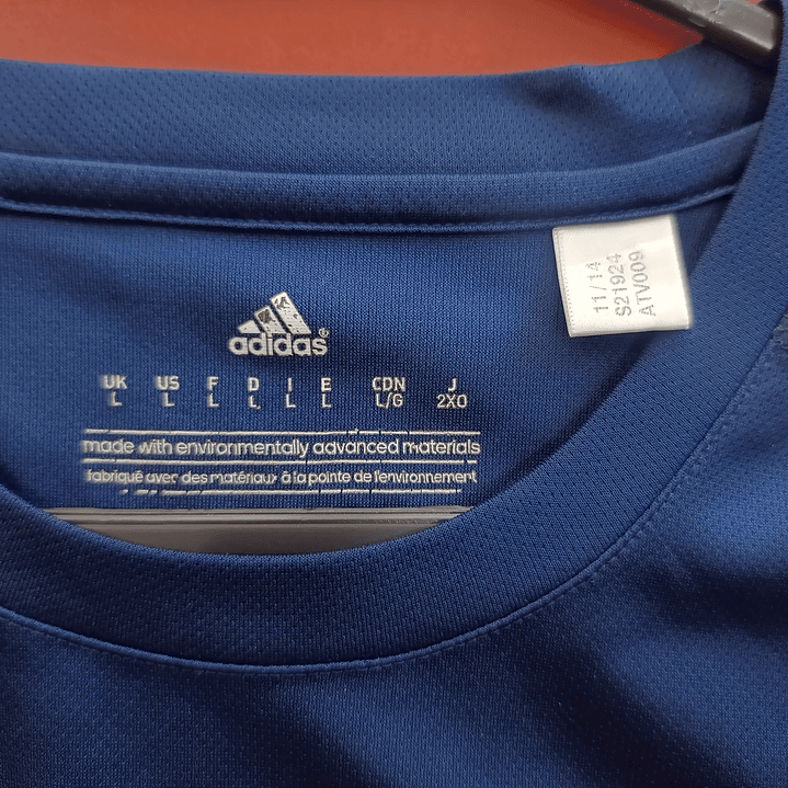 Polera Adidas Azul Marino Talla L — Como Nueva 6
