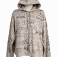 Polerón H&M Beige Graffiti Ciudades Urbanas Streetwear Talla S - Como Nuevo - Miniatura 2