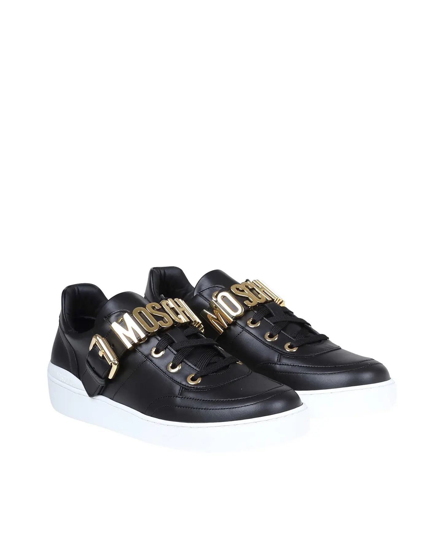 Moschino Piel con placa Gold 3