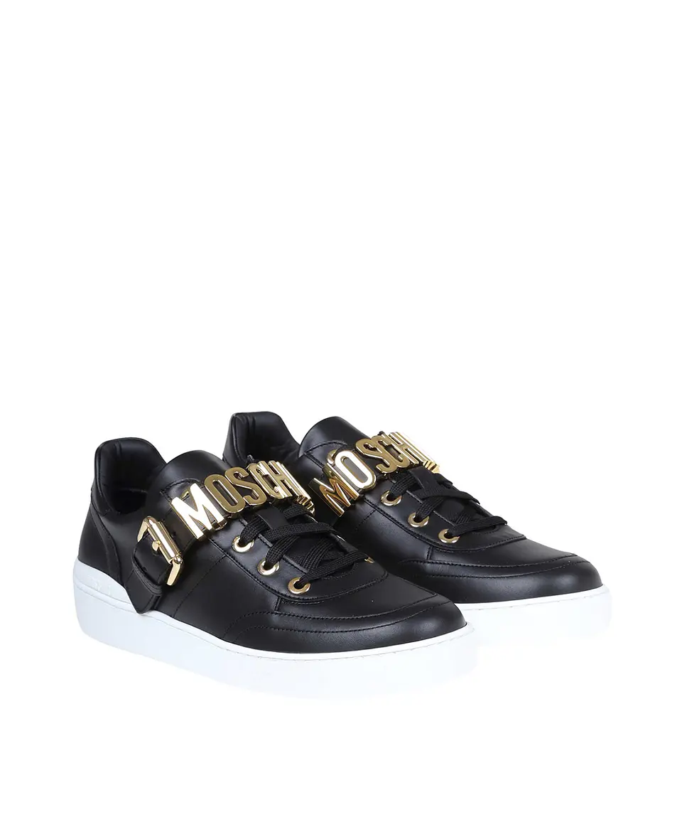 Moschino Piel con placa Gold 3