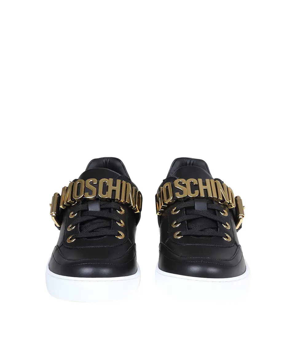 Moschino Piel con placa Gold 4