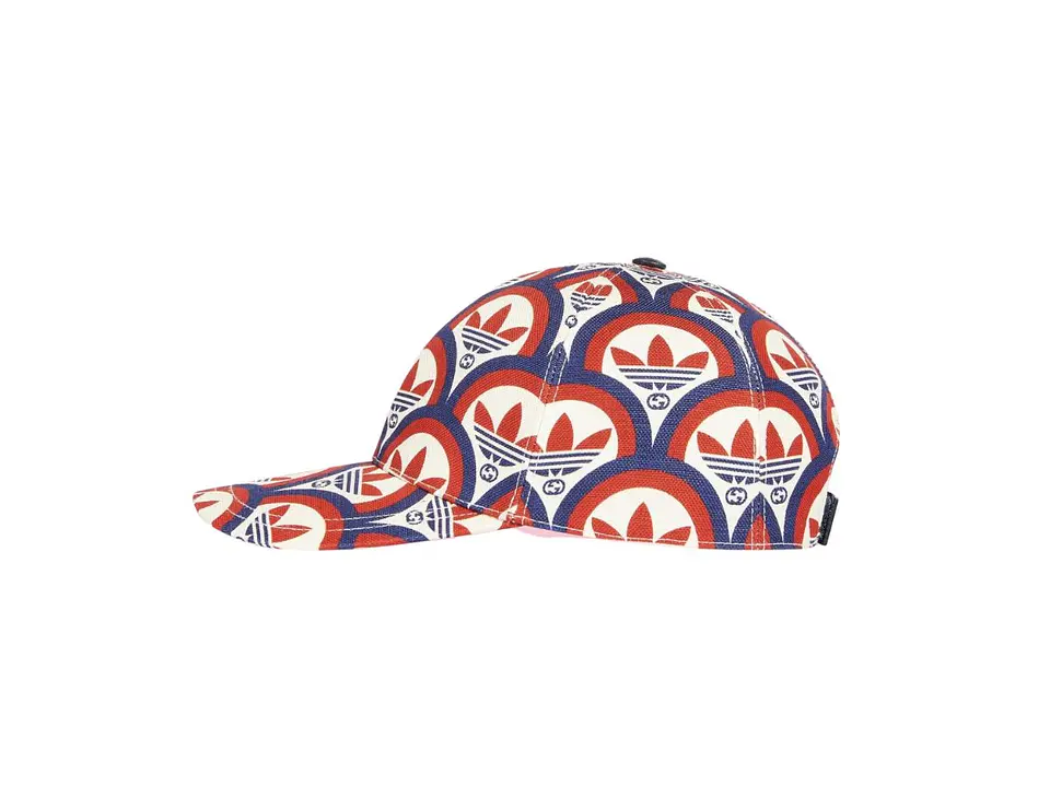Gucci x Adidas gorra Trefoil print 3