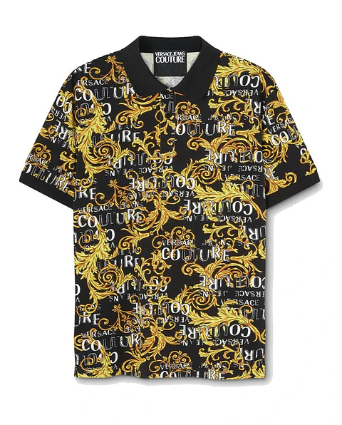 Polera polo Versace Jeans Couture monogram