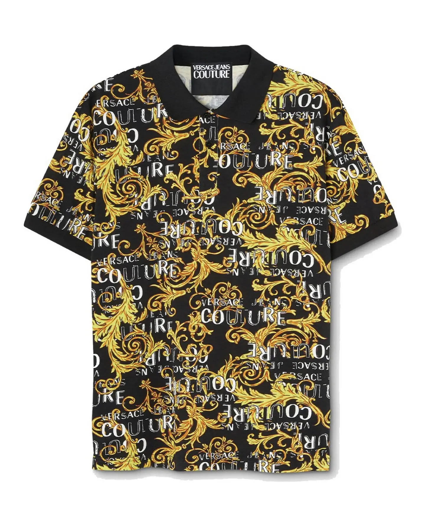 Polera polo Versace Jeans Couture monogram 1