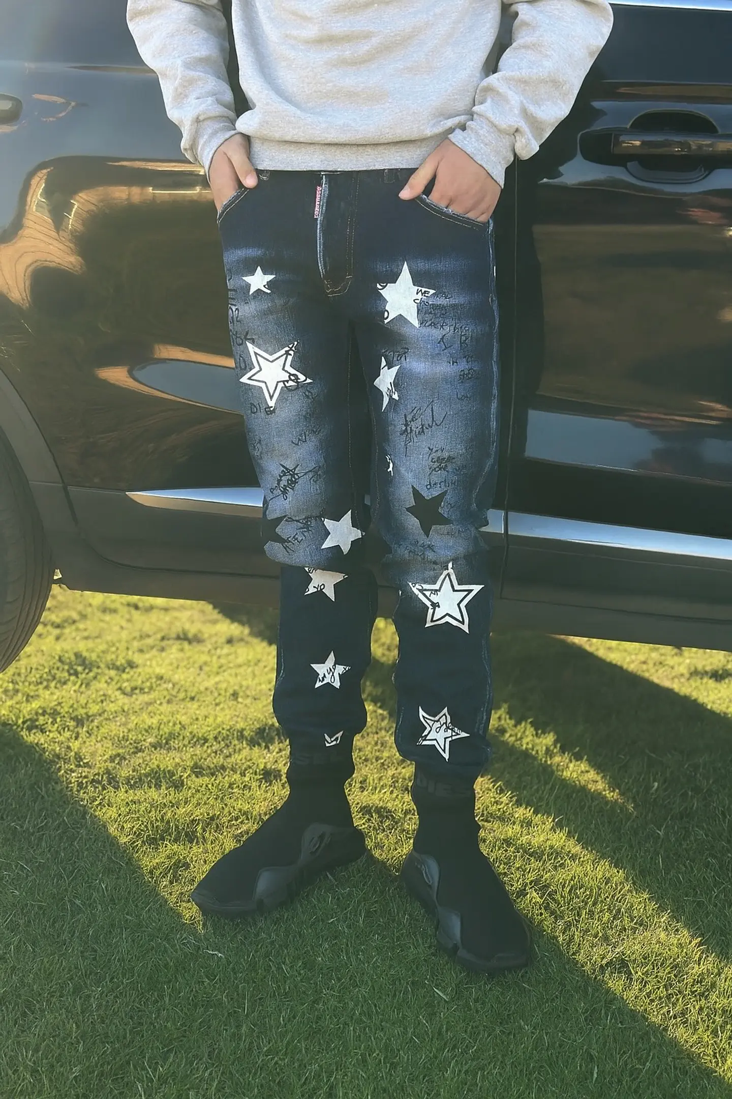 Jeans Dsquared Blue denim estrellas 3