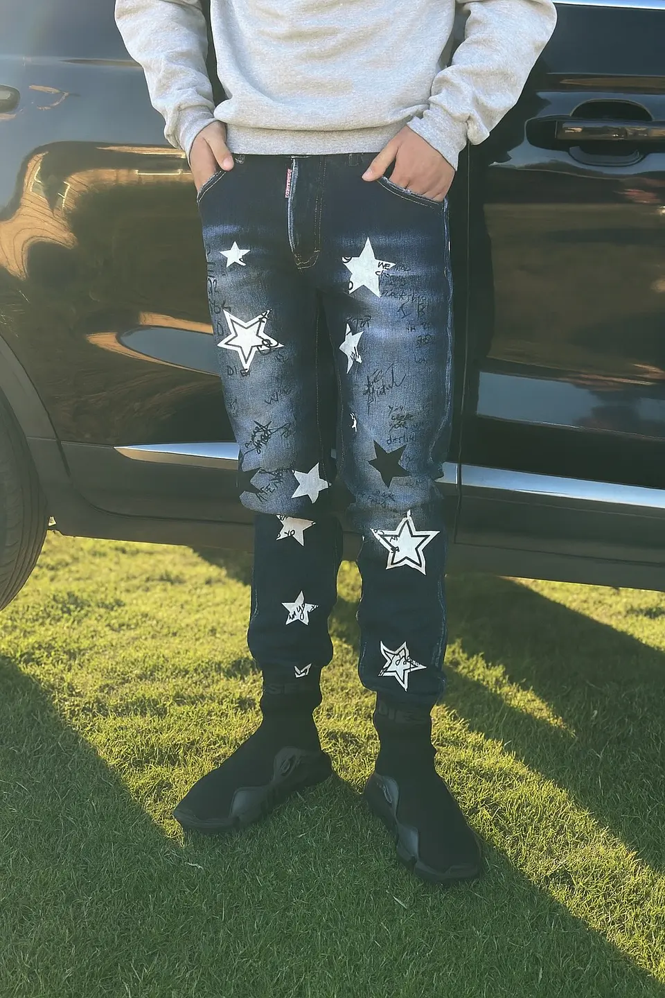 Jeans Dsquared Blue denim estrellas 3