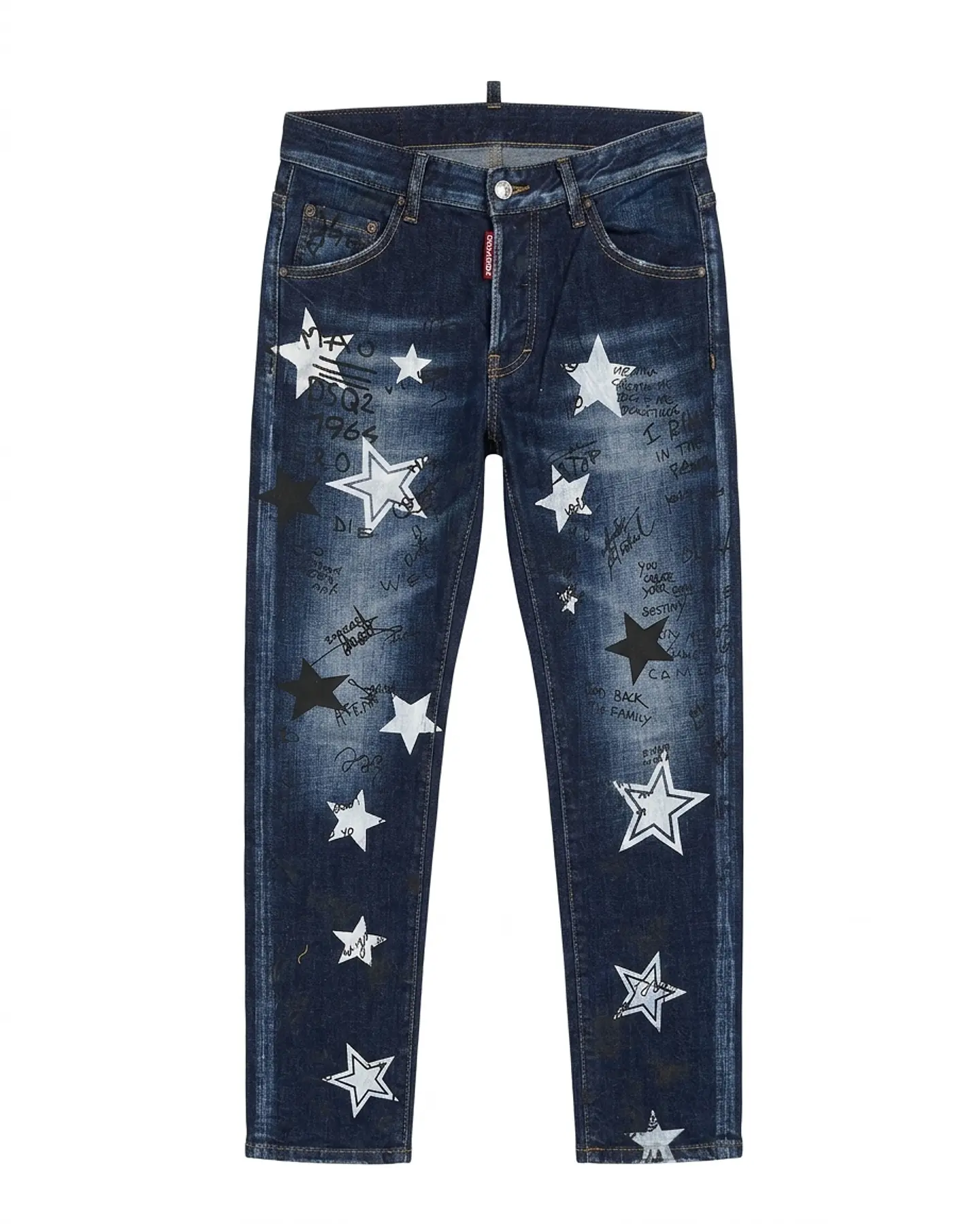 Jeans Dsquared Blue denim estrellas 1