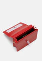 Versace Jeans Couture cartera Charol roja ros  - Miniatura 9