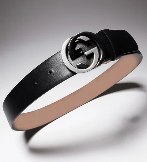 Cinturon Gucci GG Supreme bicolor