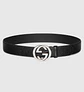 Cinturon Gucci GG Negro relieve - Miniatura 2