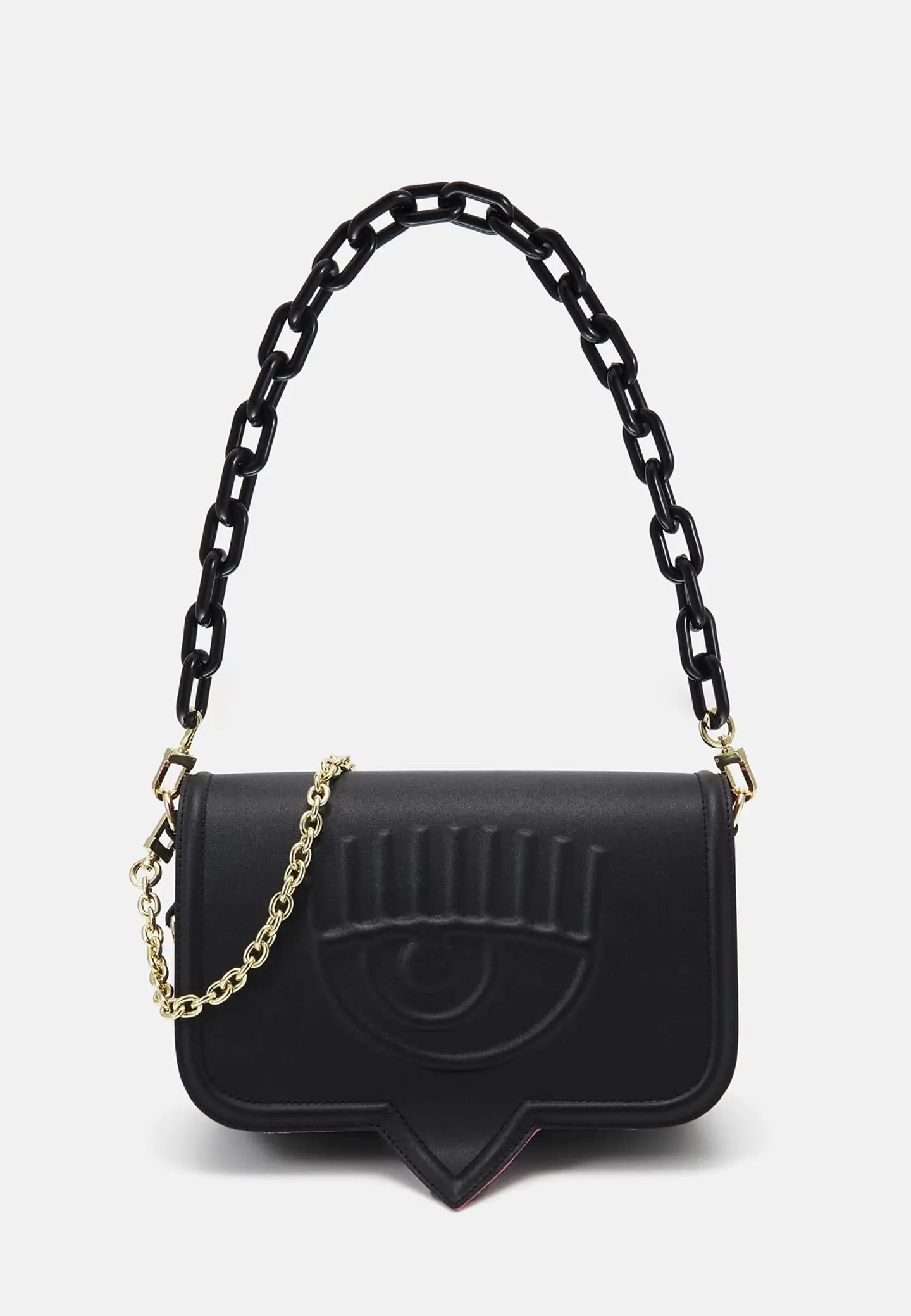 Chiara Ferragni Cartera eyelike negra  1