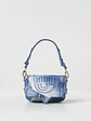 Chiara Ferragni cartera eyelike denim azul small - Miniatura 1