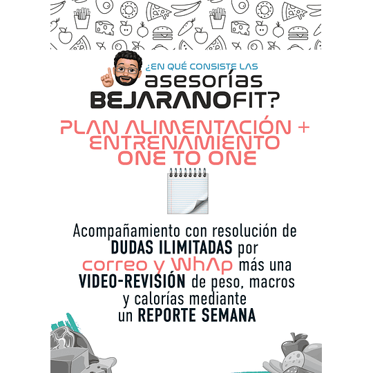 PLUS: Entreno + Nutrición + 1 Videollamada *5 MESES*