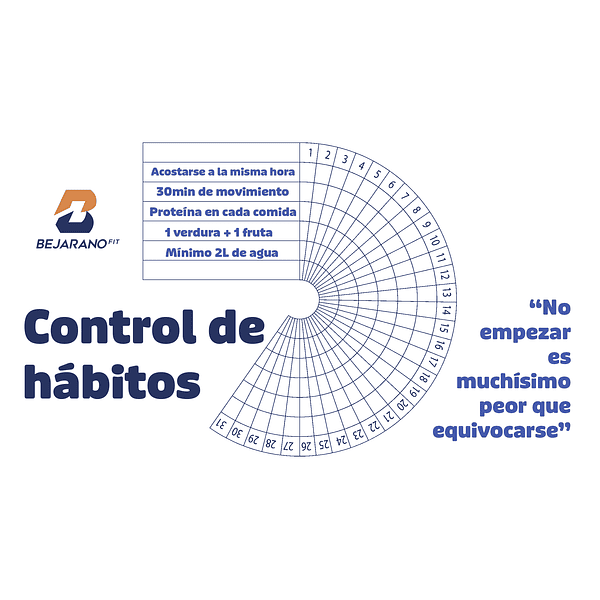 Plantilla Control de Hábitos 2026