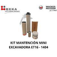 KIT MANTENCION MINI EXCAVADORA ET16 - 1404