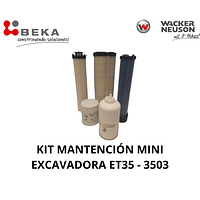 KIT MANTENCION MINI EXCAVADORA ET35 - 3503