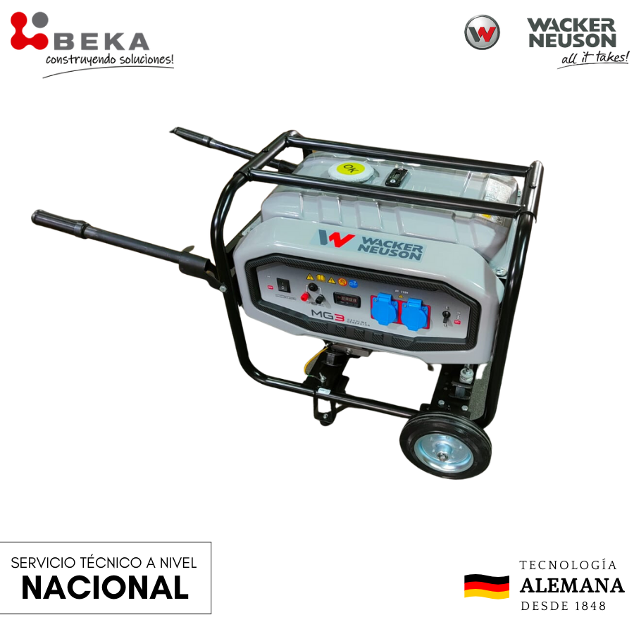 MG3 Generador Portatil Bencinero | BEKA | Construyendo Soluciones!