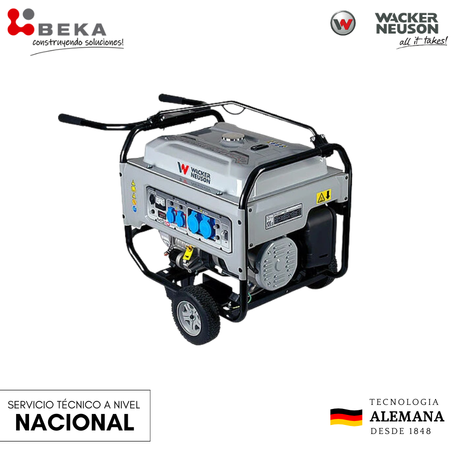 MG10 Generador Portatil Bencinero | BEKA | Construyendo Soluciones!