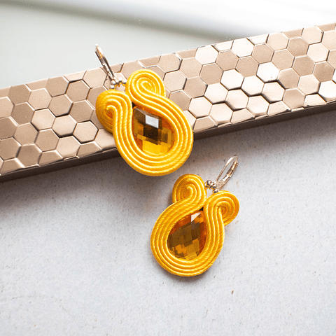 Aros "Venecia" amarillo