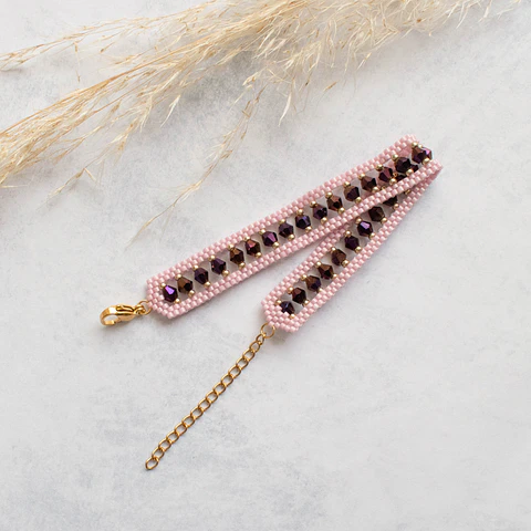 Pulsera "Alma" malva