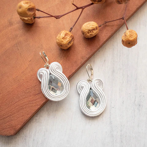 Aros "Venecia" blanco