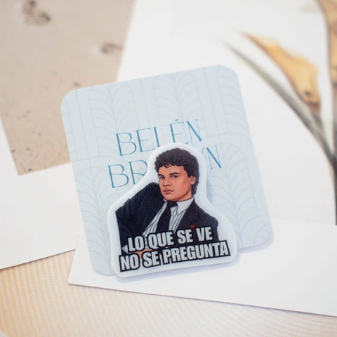 Pin "Lo que se ve no se pregunta"