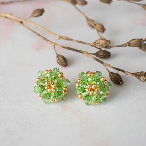 Aros "Tiny" verde claro