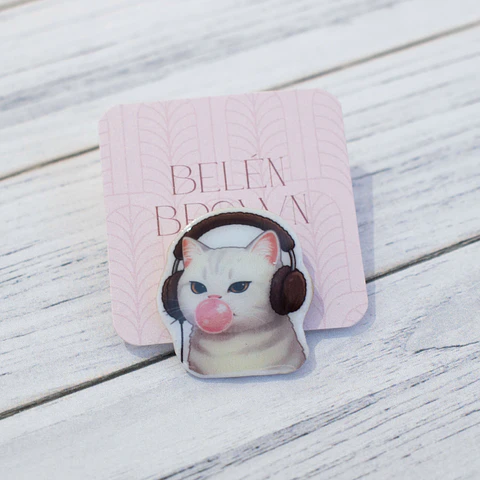 Pin "Gato cool"