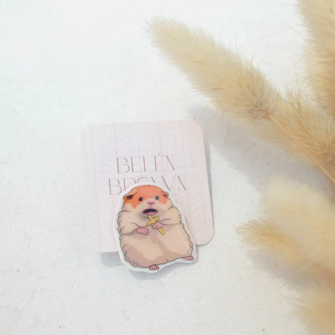 Pin "Hamster asustado"