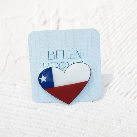 Pin "Corazón Chileno"