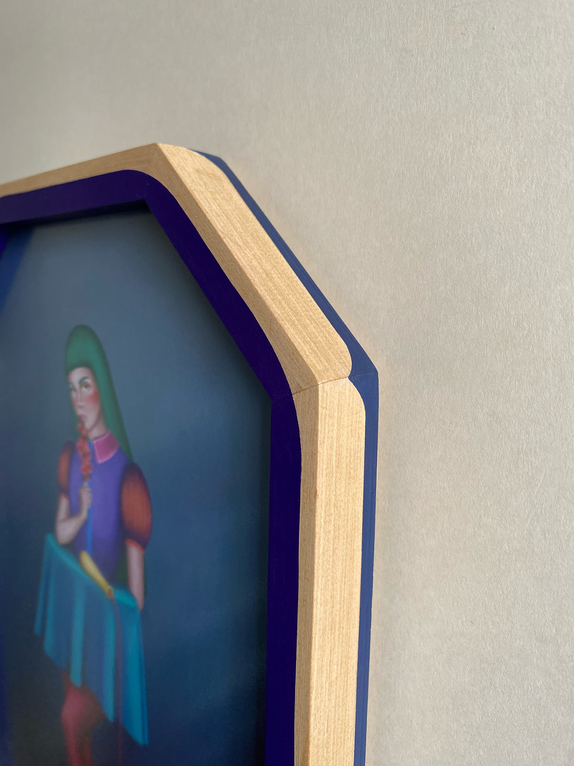 La Dedalera / Print Enmarcado Octagonal morado 3