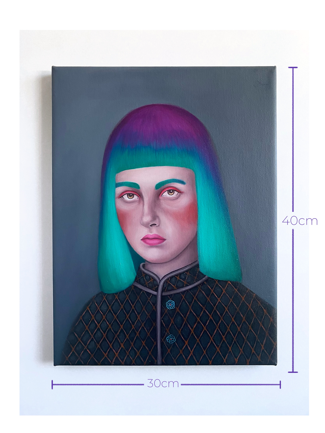 Esmeralda / Óleo Sobre Tela Original  6