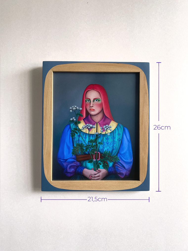 Cicuta / Print Enmarcado Rectangular  Gris  5