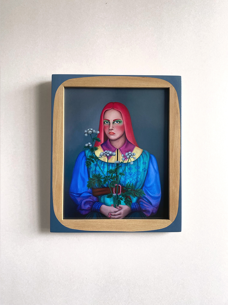 Cicuta / Print Enmarcado Rectangular  Gris  2