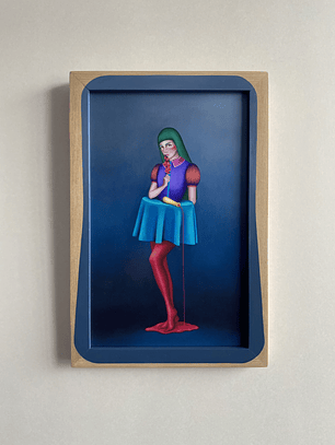 La Dedalera / Print Enmarcado Rectangular Gris 