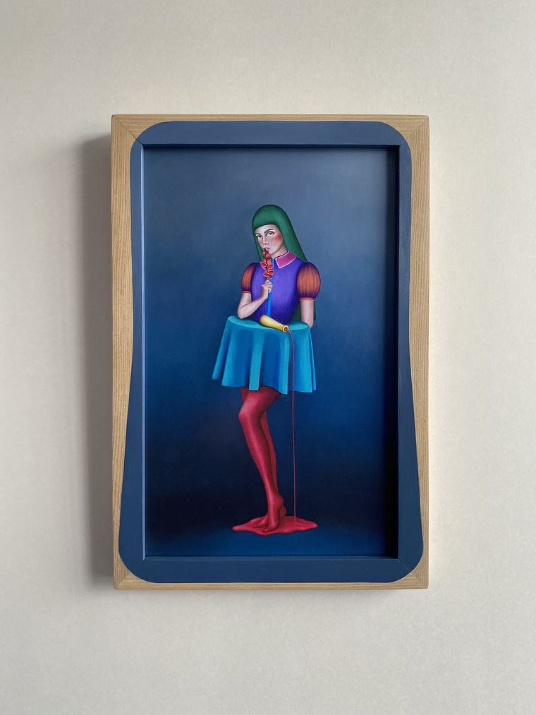 La Dedalera / Print Enmarcado Rectangular Gris  1